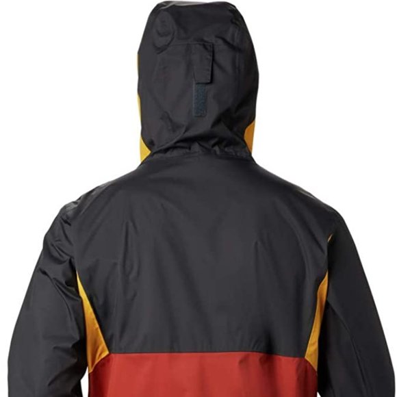 🆕Columbia Men's Inner Limits II Jacket, XXL - Carnelian Red/Bright Gold/Shark.. - Picture 2 of 6
